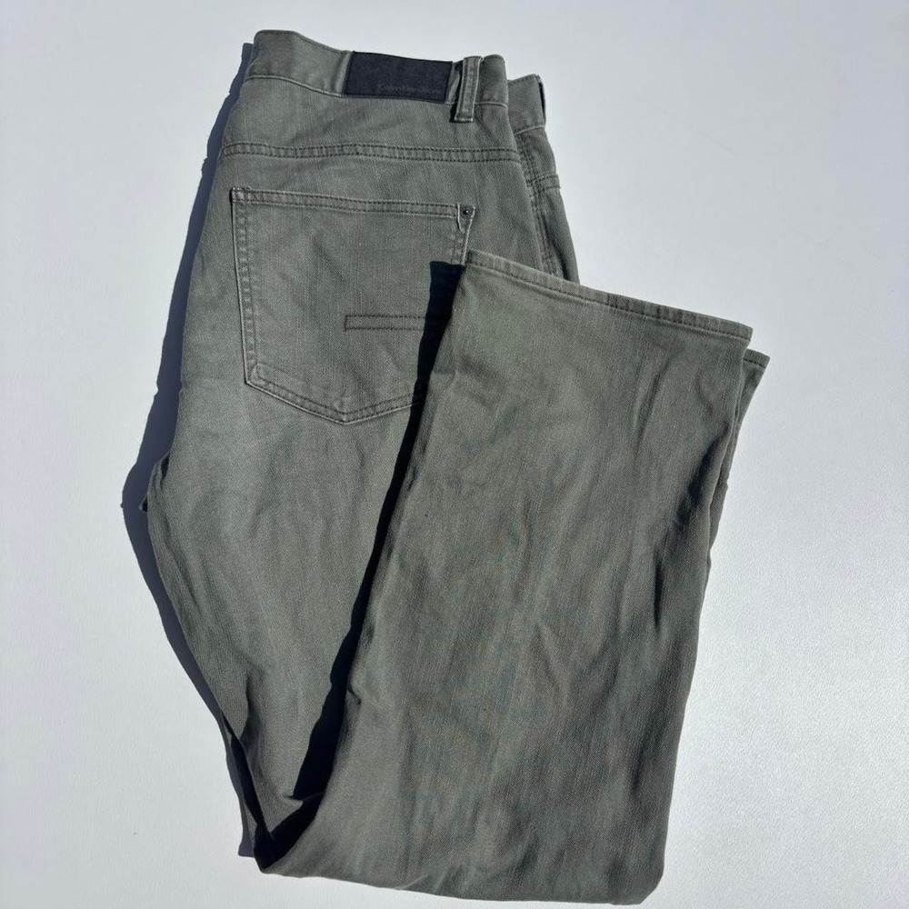 Green Calvin Klein Jeans Straight Leg - 34